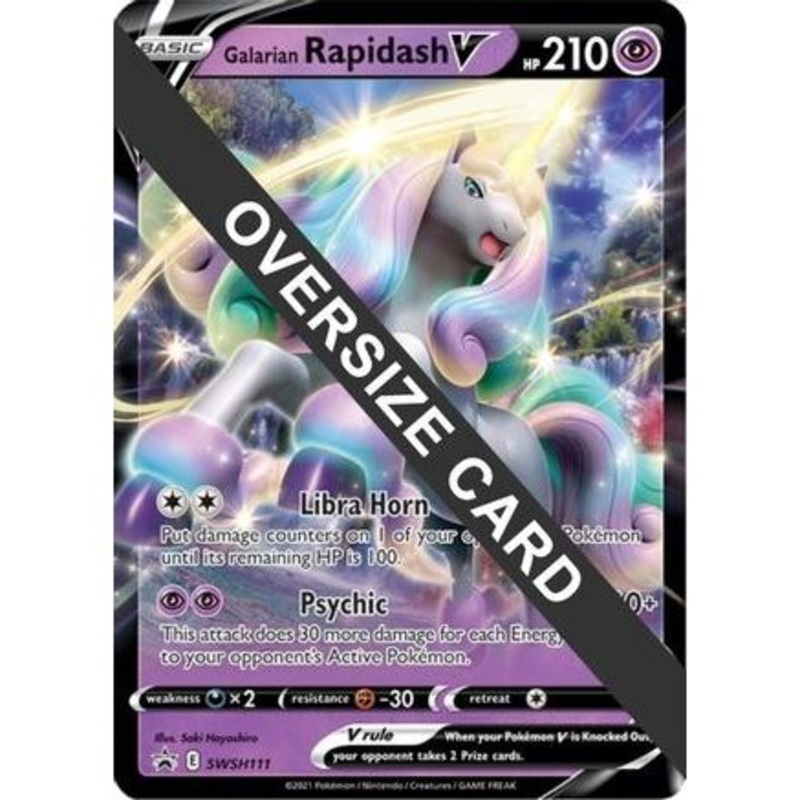Galarian Rapidash V - SWSH111 SWSH111 - Jumbo Cards Holofoil