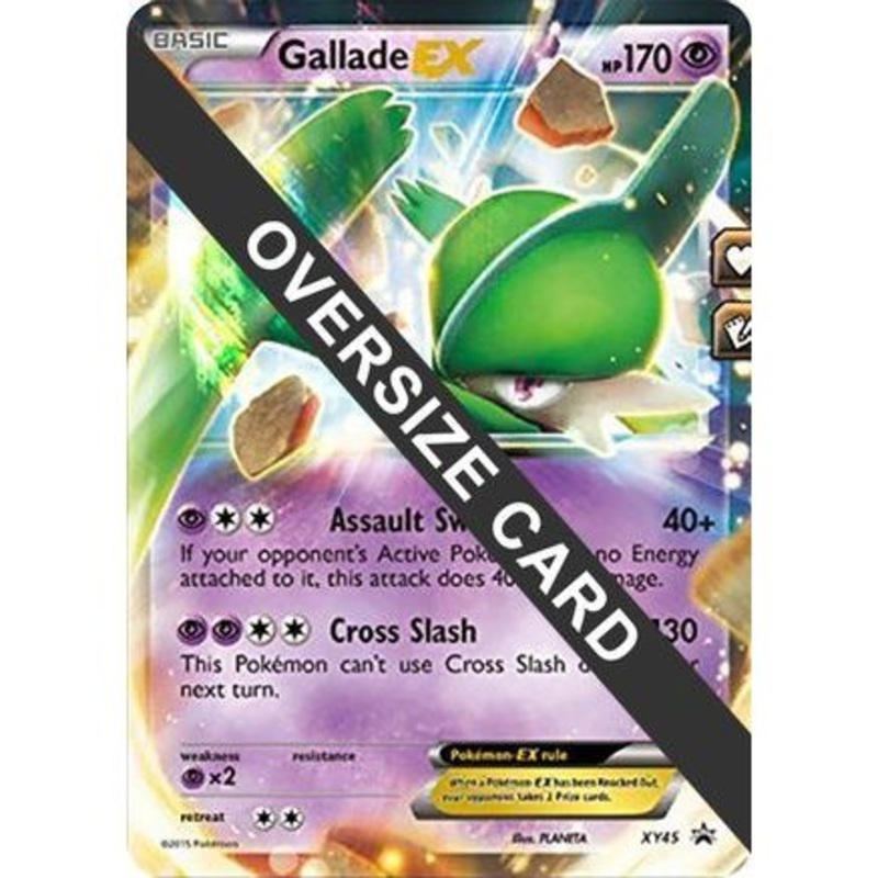 Gallade EX - XY45 (XY Black Star Promo) XY45 - Jumbo Cards Holofoil
