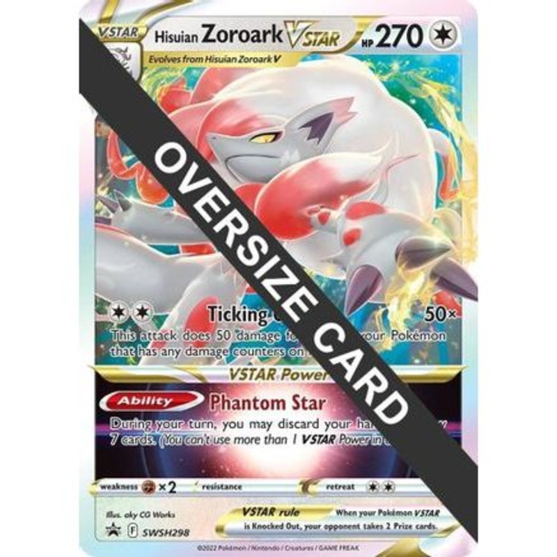 Hisuian Zoroark VSTAR - SWSH298 SWSH298 - Jumbo Cards Holofoil