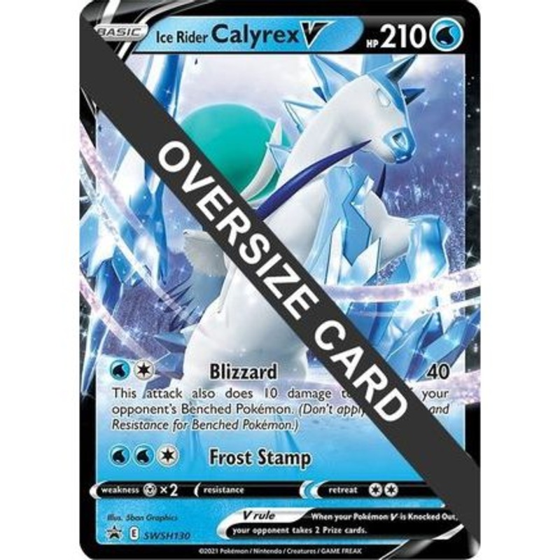 Ice Rider Calyrex V - SWSH130 SWSH130 - Jumbo Cards Holofoil
