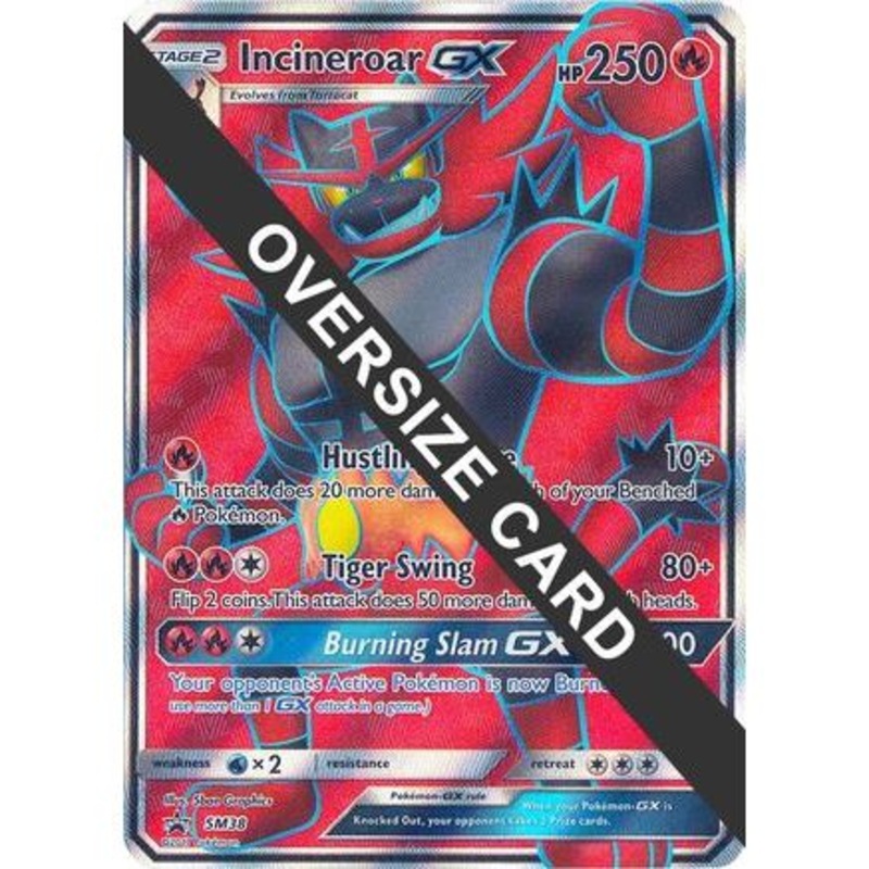 Incineroar GX - SM38 (SM Black Star Promo) SM38 - Jumbo Cards Holofoil