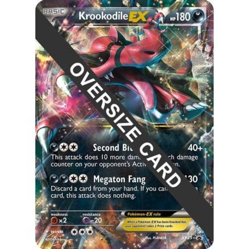 Krookodile EX - XY25 XY25 - Jumbo Cards Holofoil