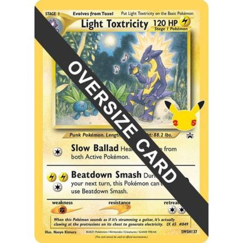 Light Toxtricity - SWSH137 SWSH137 - Jumbo Cards