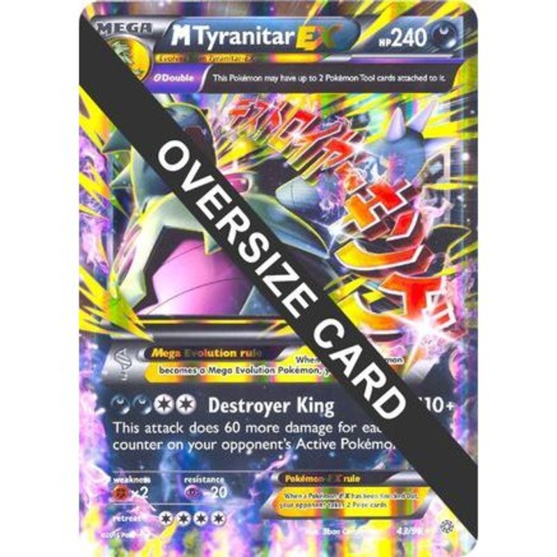 M Tyranitar EX - 43/98 43 - Jumbo Cards Holofoil