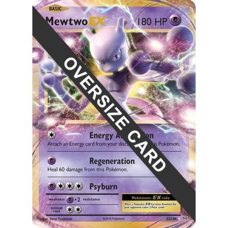 Mewtwo EX - 52/108 52 - Jumbo Cards Holofoil