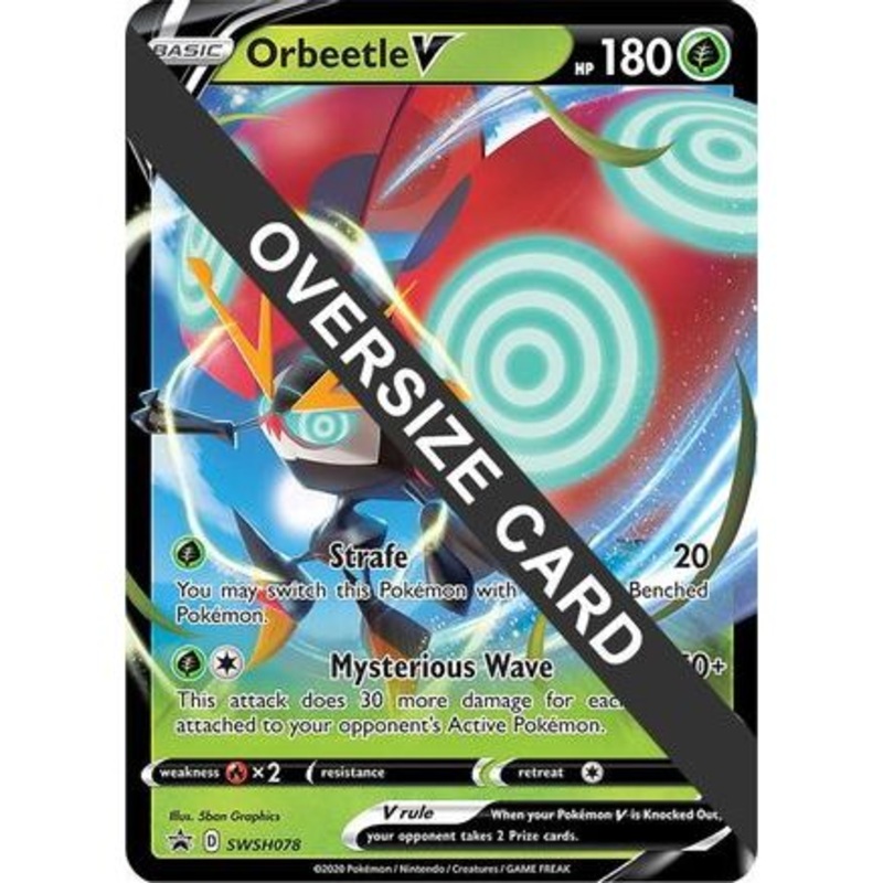 Orbeetle V - SWSH078 SWSH078 - Jumbo Cards Holofoil