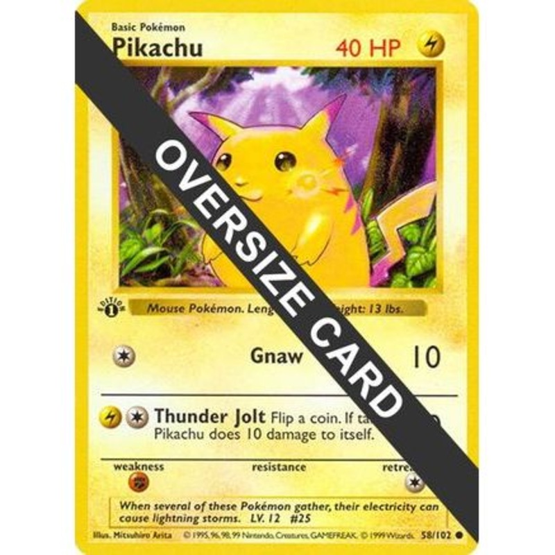 Pikachu - 58/102 58 - Jumbo Cards