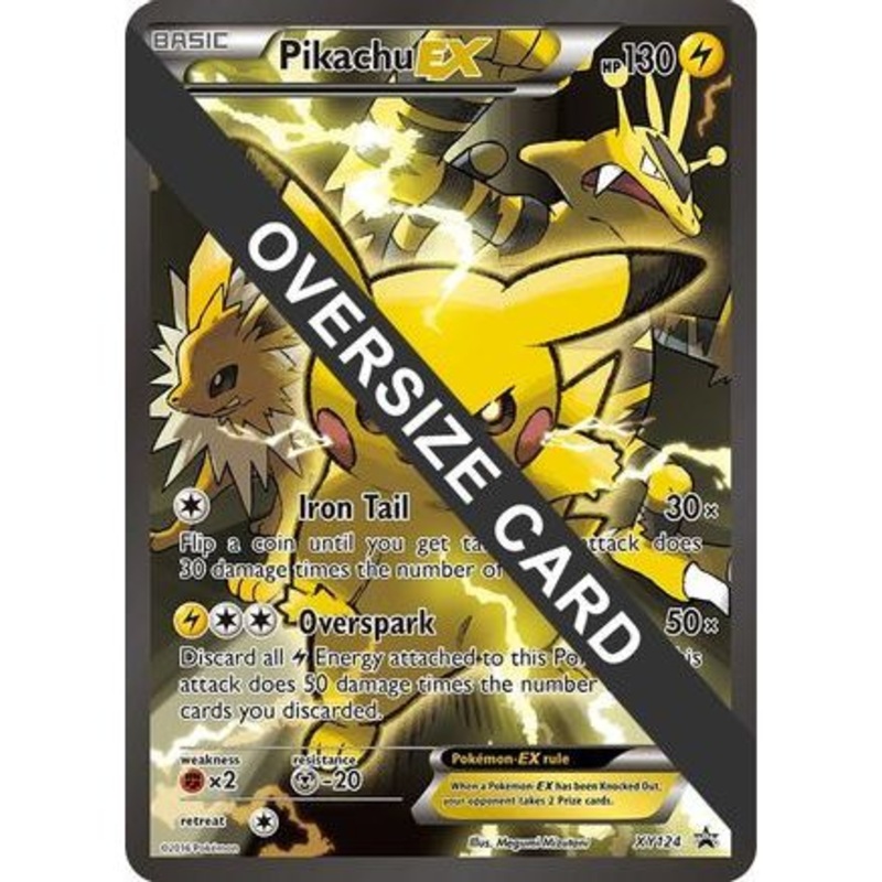 Pikachu EX - XY124 XY124 - Jumbo Cards Holofoil
