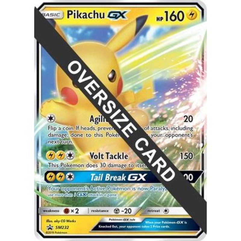 Pikachu GX - SM232 SM232 - Jumbo Cards Holofoil