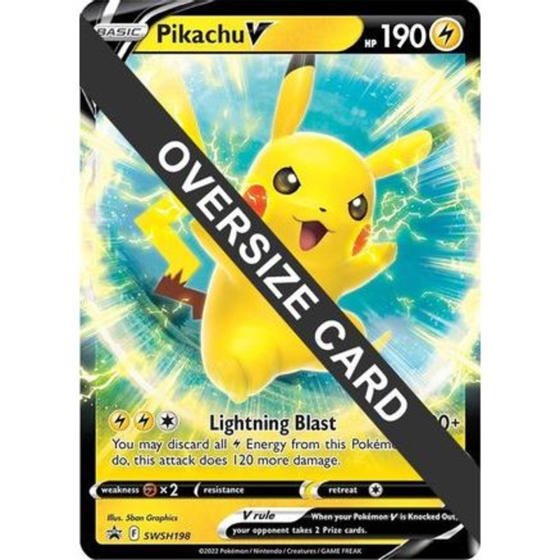 Pikachu V - SWSH198 SWSH198 - Jumbo Cards Holofoil