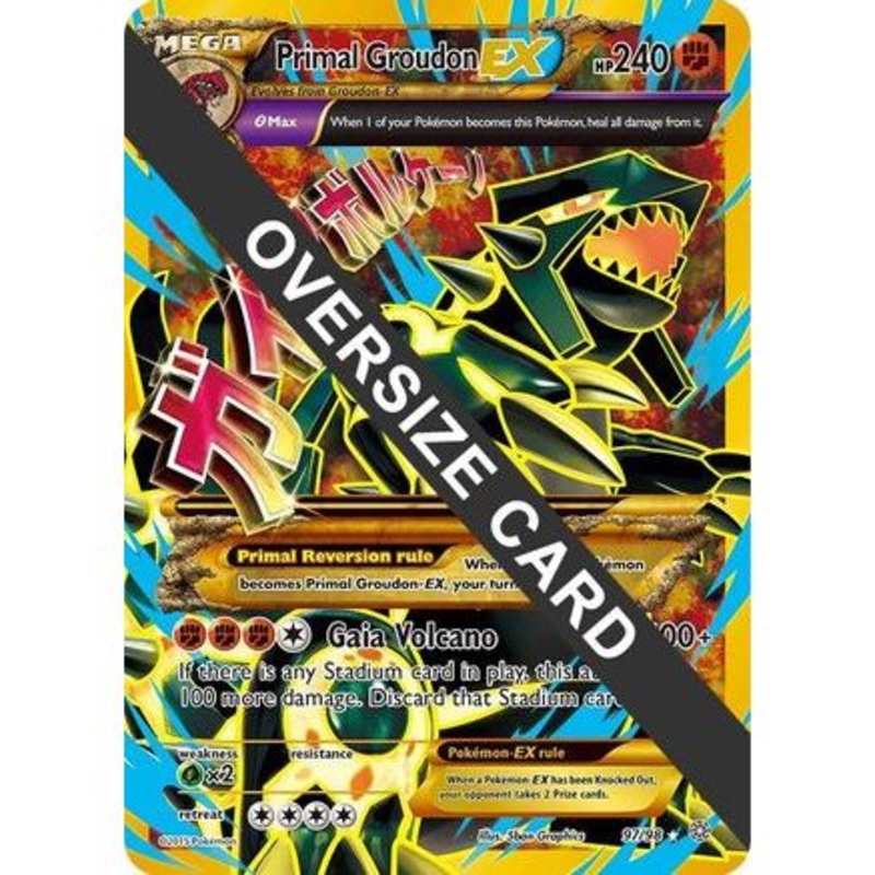 Primal Groudon EX - 97/98 97 - Jumbo Cards Holofoil
