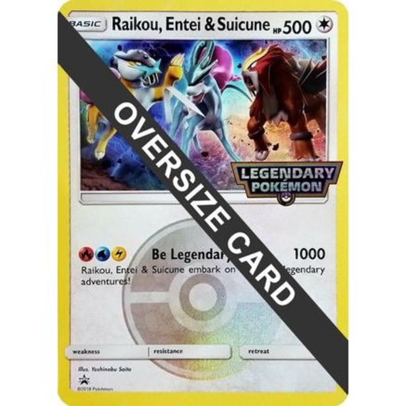 Raikou, Entei & Suicune - Jumbo Cards Holofoil
