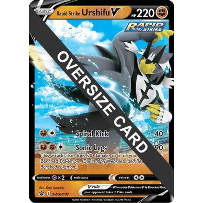 Rapid Strike Urshifu V - SWSH107 SWSH107 - Jumbo Cards Holofoil