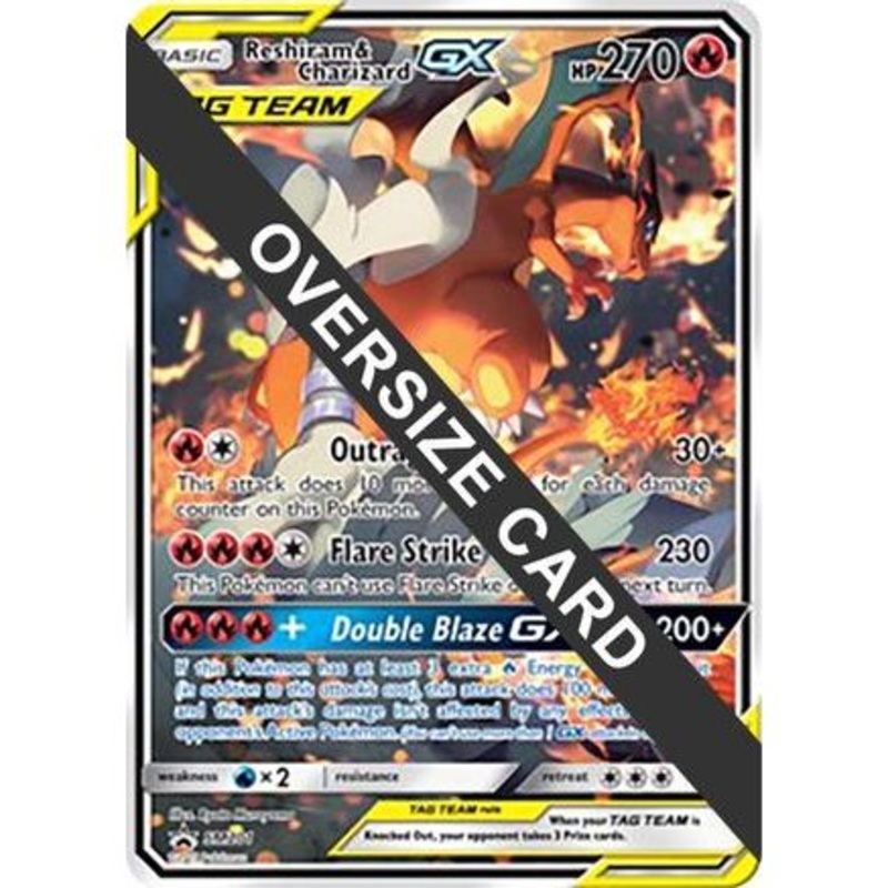 Reshiram & Charizard GX - SM201 SM201 - Jumbo Cards Holofoil