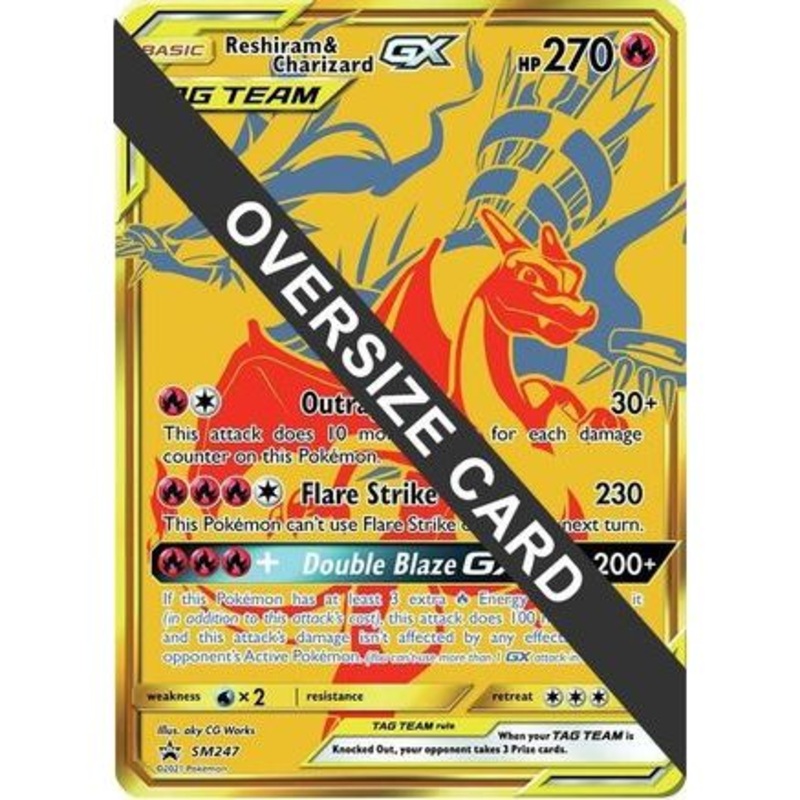 Reshiram & Charizard GX - SM247 SM247 - Jumbo Cards Holofoil
