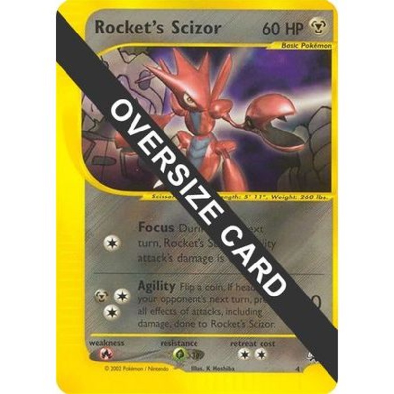 Rocket's Scizor - 4 4 - Jumbo Cards Holofoil