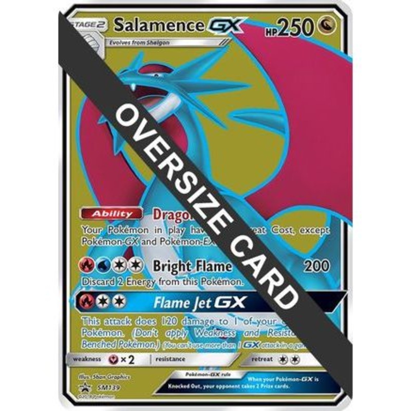 Salamence GX - SM139 (SM Black Star Promo) SM139 - Jumbo Cards Holofoil