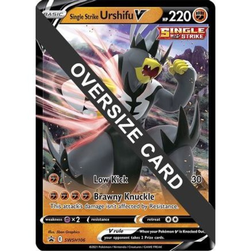 Single Strike Urshifu V - SWSH106 SWSH106 - Jumbo Cards Holofoil