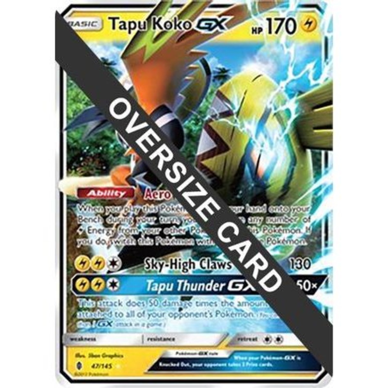 Tapu Koko GX - 47/145 47 - Jumbo Cards Holofoil