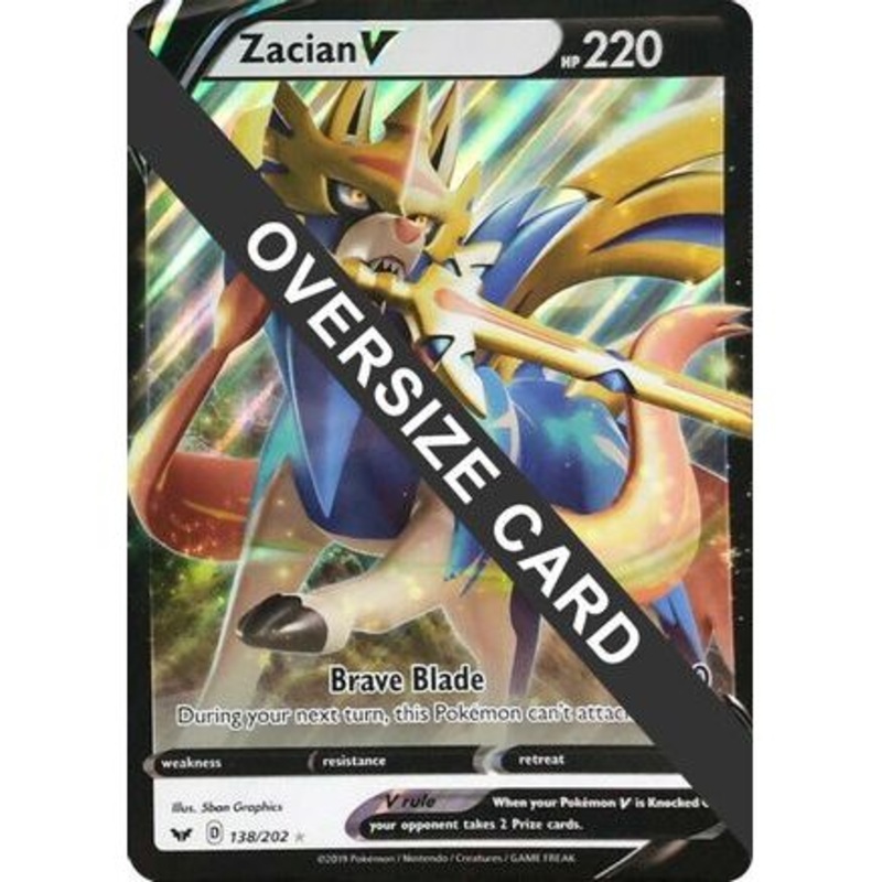 Zacian V - 138/202 138 - Jumbo Cards Holofoil