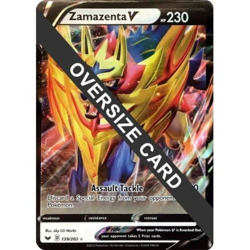 Zamazenta V - 139/202 139 - Jumbo Cards Holofoil
