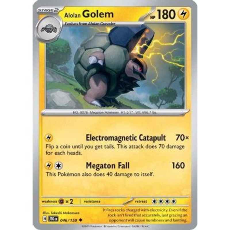 Alolan Golem 46 - SV09 Journey Together