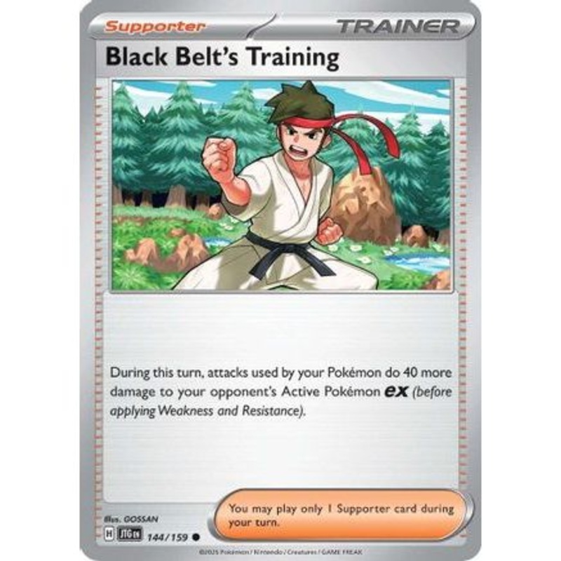 Black Belt's Training - 144/159 144 - SV09 Journey Together Reverse Holofoil