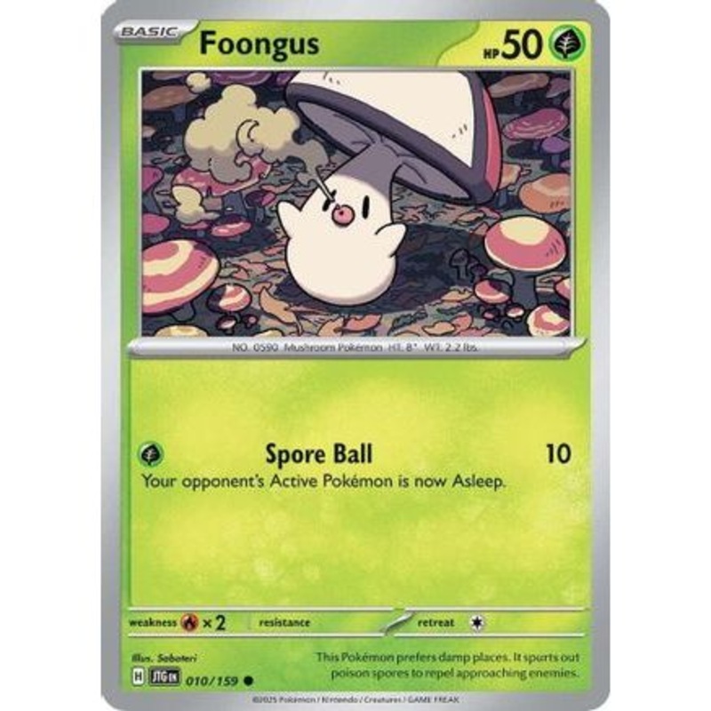 Foongus 10 - SV09 Journey Together Reverse Holofoil