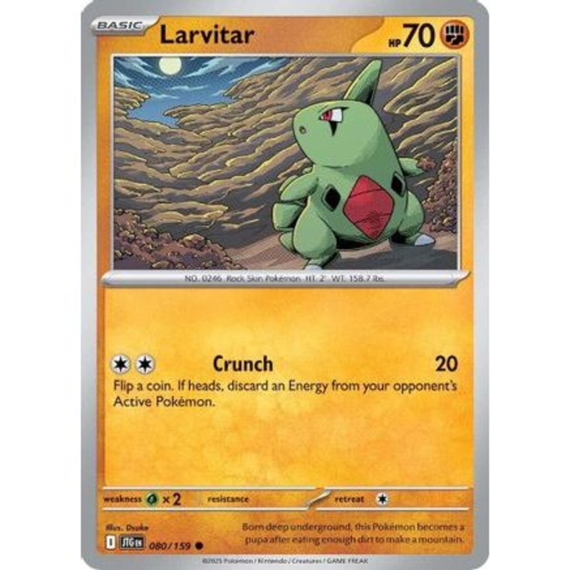 Larvitar 80 - SV09 Journey Together