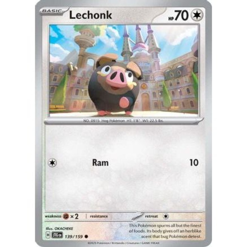 Lechonk 139 - SV09 Journey Together Reverse Holofoil