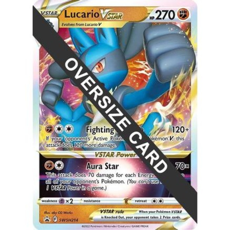 Lucario VSTAR - SWSH214 SWSH214 - Jumbo Cards Holofoil