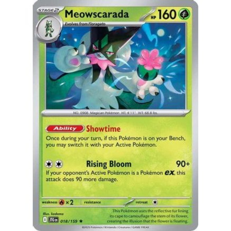 Meowscarada 18 - SV09 Journey Together Reverse Holofoil