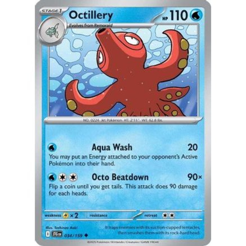Octillery 34 - SV09 Journey Together Reverse Holofoil