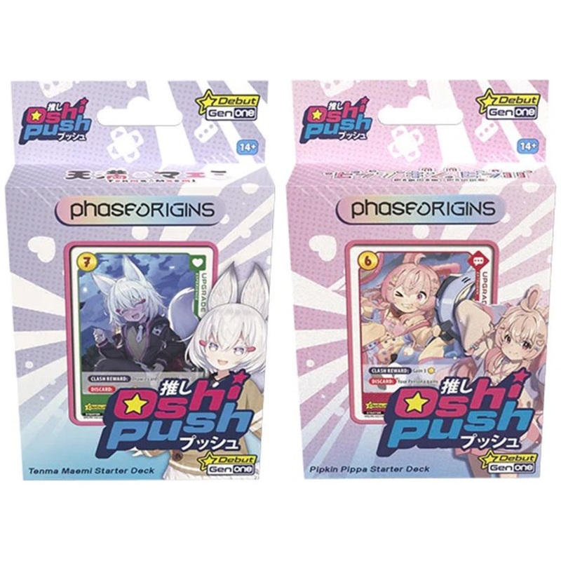 Oshi Push TCG: Gen One Phase Origins Starter Decks (Pre-Order Expected Release September 2025)