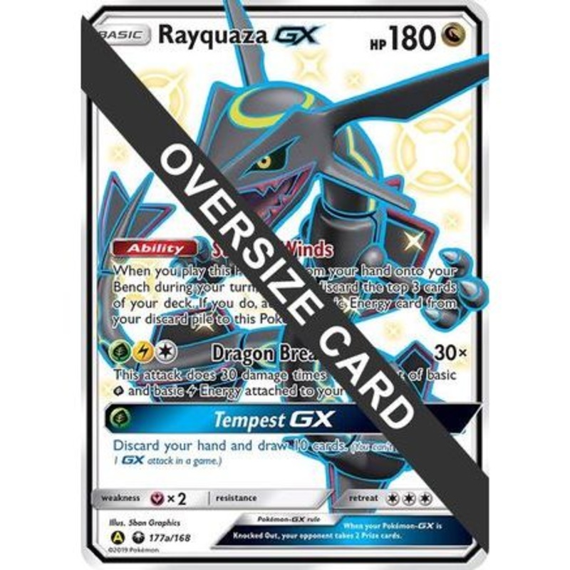 Rayquaza GX - 177a/168 177a - Jumbo Cards Holofoil
