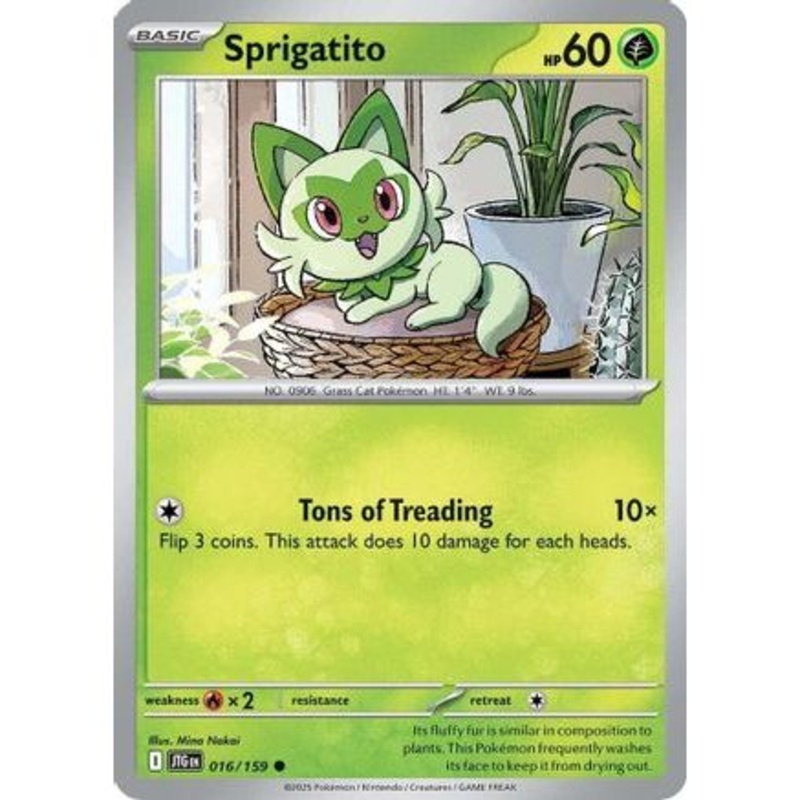 Sprigatito 16 - SV09 Journey Together Reverse Holofoil