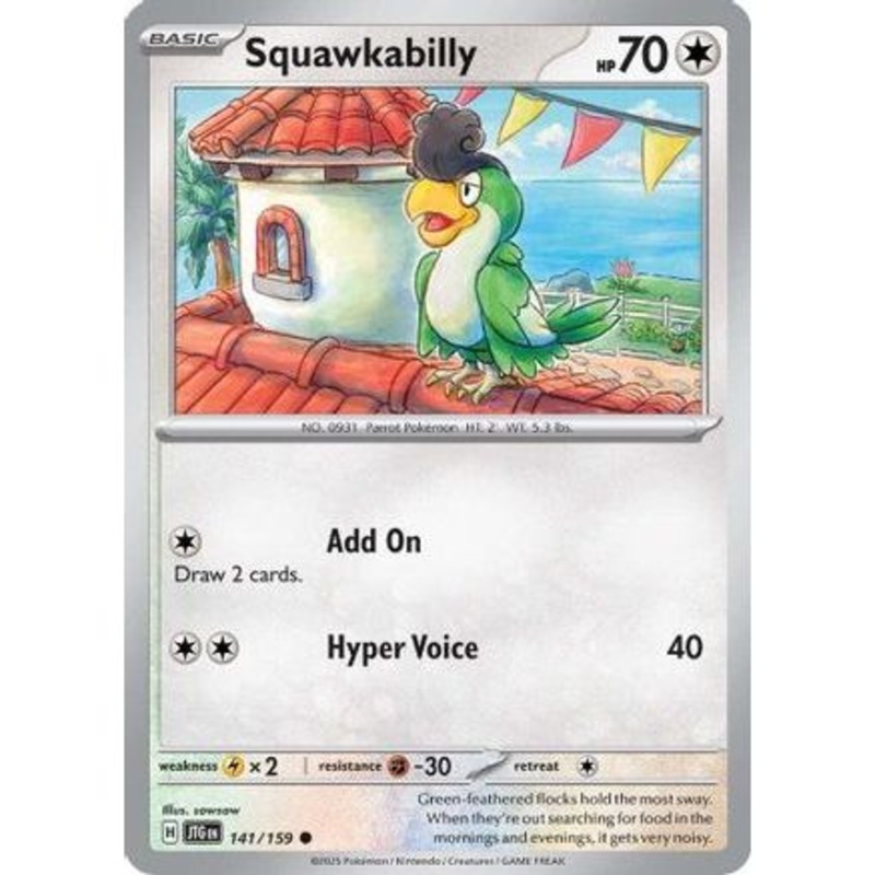 Squawkabilly 141 - SV09 Journey Together Reverse Holofoil