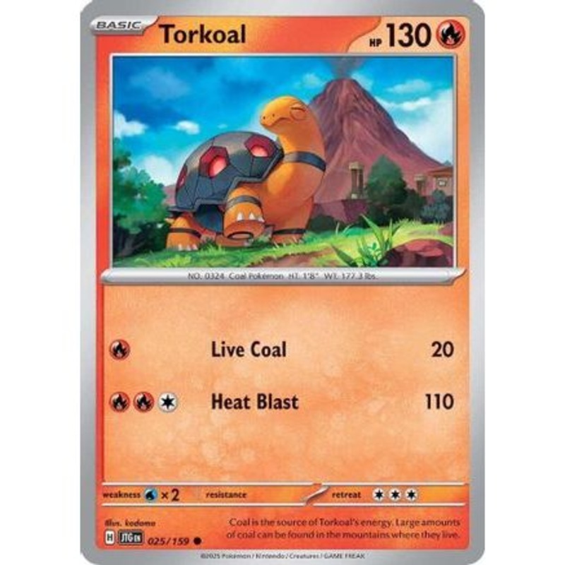 Torkoal 25 - SV09 Journey Together Reverse Holofoil
