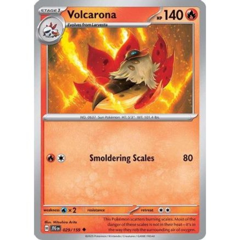 Volcarona 29 - SV09 Journey Together Reverse Holofoil