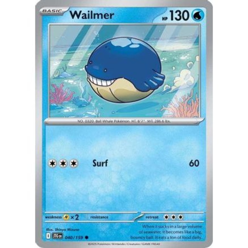 Wailmer 40 - SV09 Journey Together Reverse Holofoil