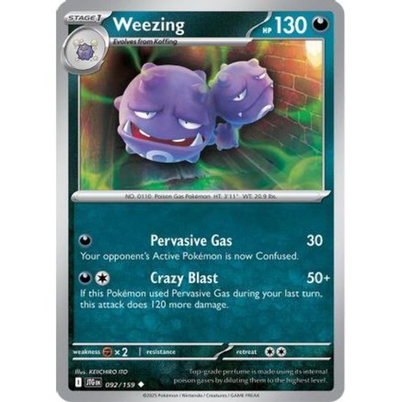 Weezing 92 - SV09 Journey Together Reverse Holofoil