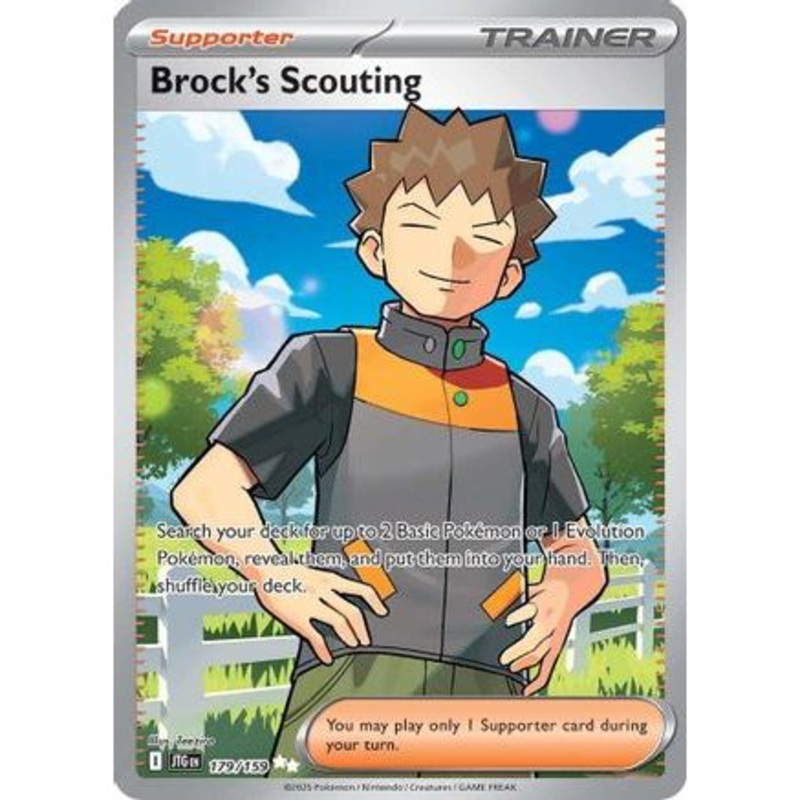 Brock's Scouting - 179/159 179 - SV09 Journey Together Holofoil