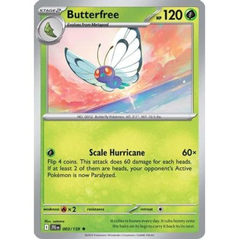 Butterfree 3 - SV09 Journey Together Reverse Holofoil