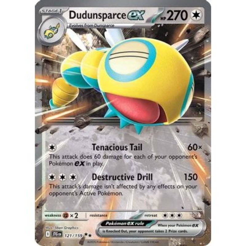 Dudunsparce ex - 121/159 121 - SV09 Journey Together Holofoil