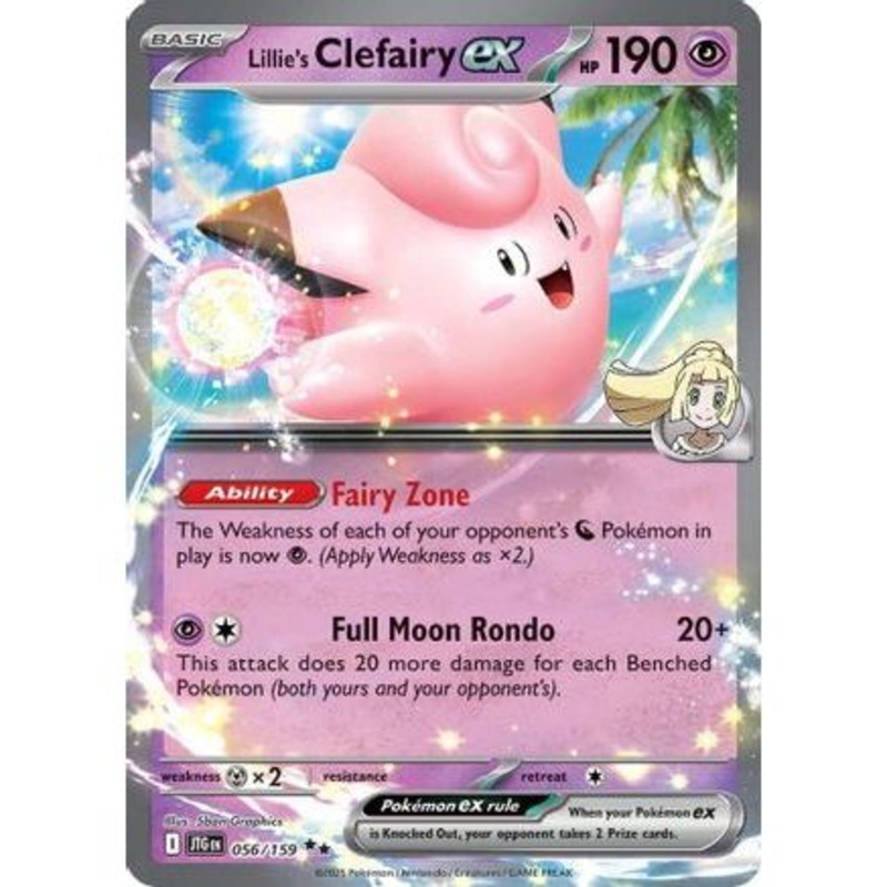 Lillie's Clefairy ex - 056/159 56 - SV09 Journey Together Holofoil