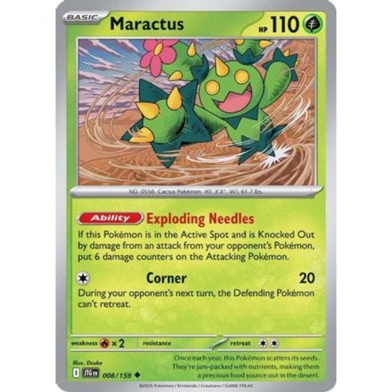 Maractus - 008/159 8 - SV09 Journey Together Reverse Holofoil