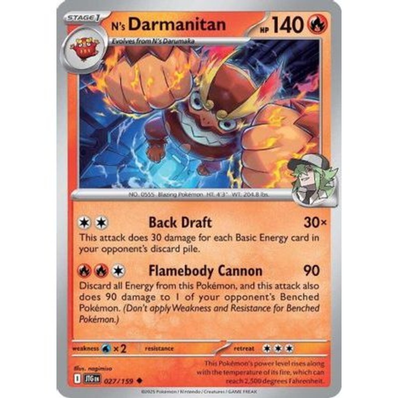 N's Darmanitan - 027/159 27 - SV09 Journey Together