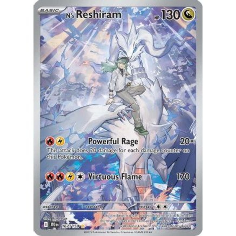 N's Reshiram - 167/159 167 - SV09 Journey Together Holofoil