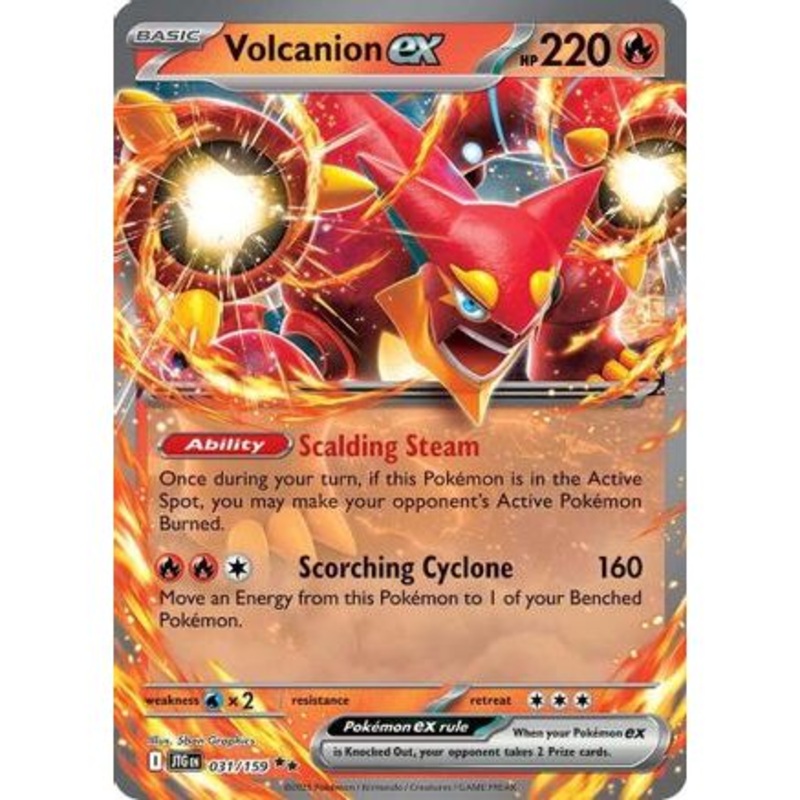 Volcanion ex - 031/159 31 - SV09 Journey Together Holofoil