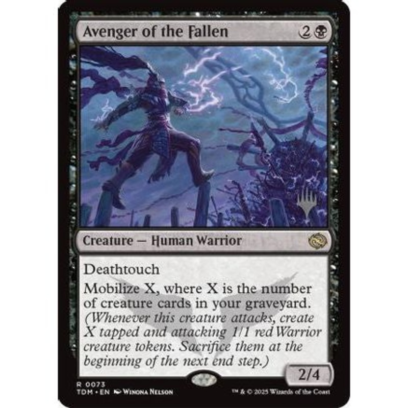 Avenger of the Fallen (PPTDM-073) - Promo Pack: Tarkir: Dragonstorm